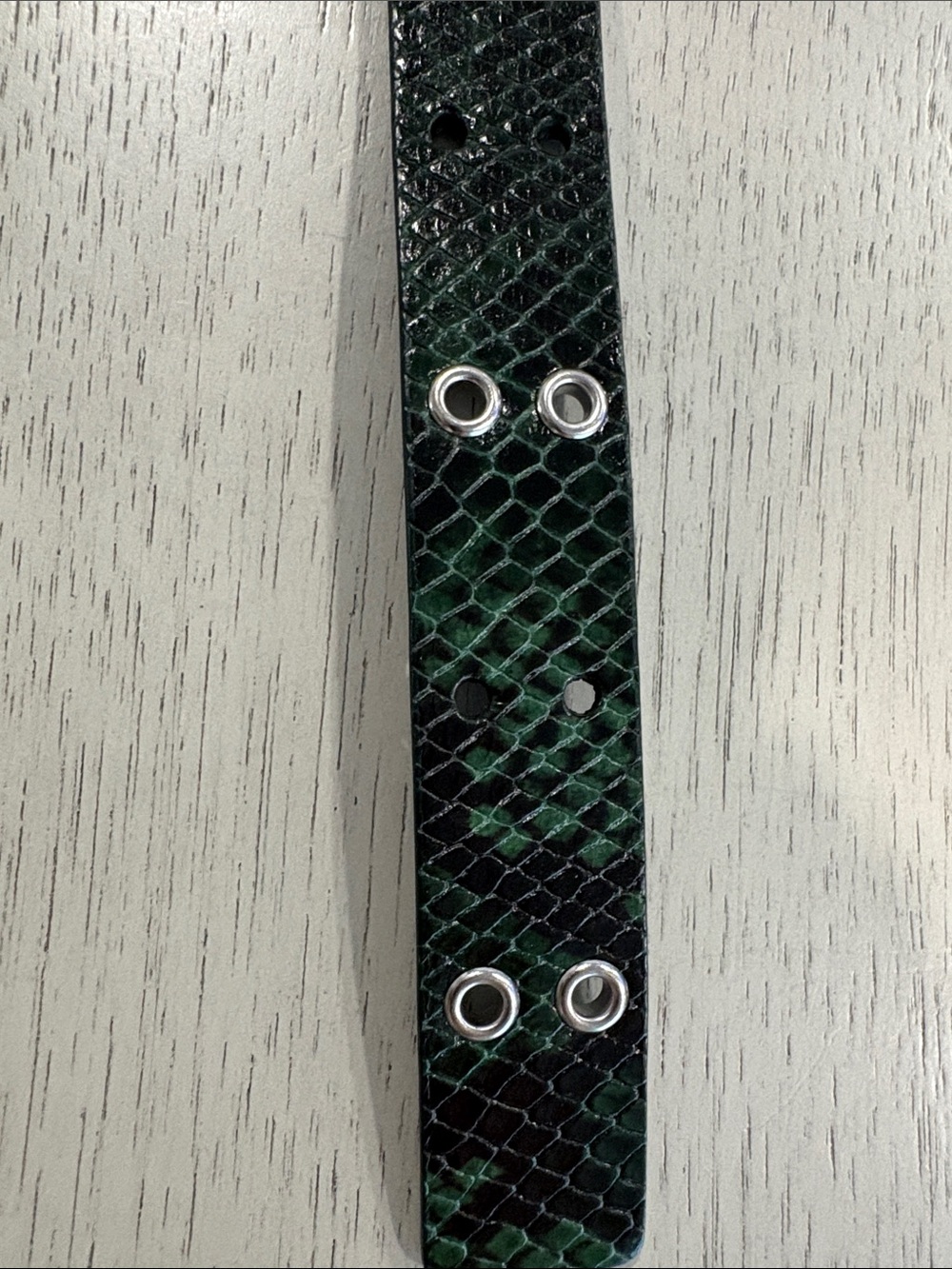 J. Crew Green Reptile Textured Accessory - Picture 10 of 12